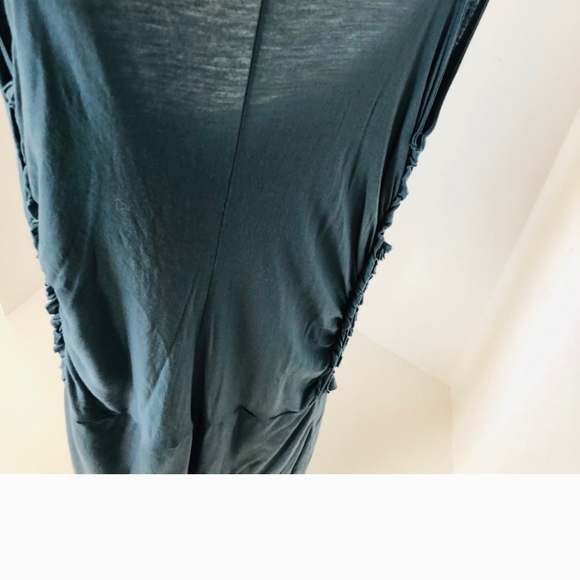 Salvage Removable Chain Ruching Studded Mini Dress. S - Picture 6 of 6